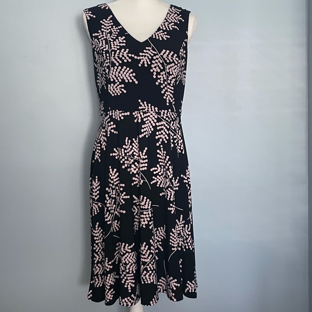 Tommy Hilfiger Black and Pink Floral Dress